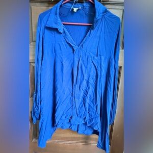 Joseph A Plus Cobalt Blue Shirt